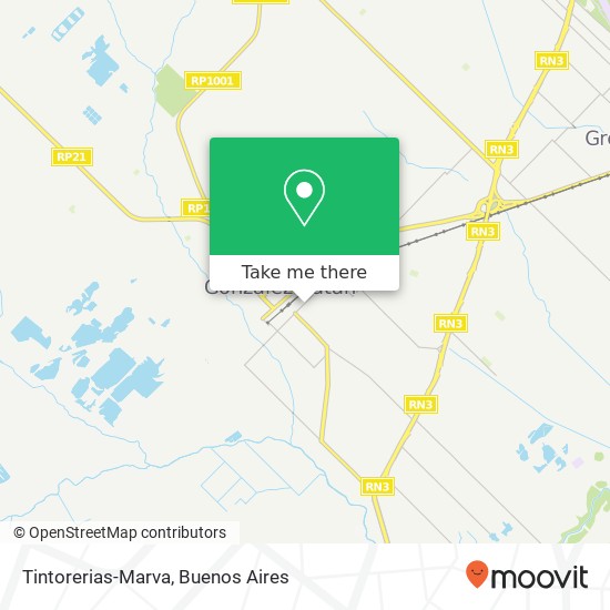 Tintorerias-Marva map