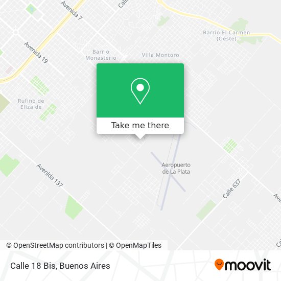 Calle 18 Bis map