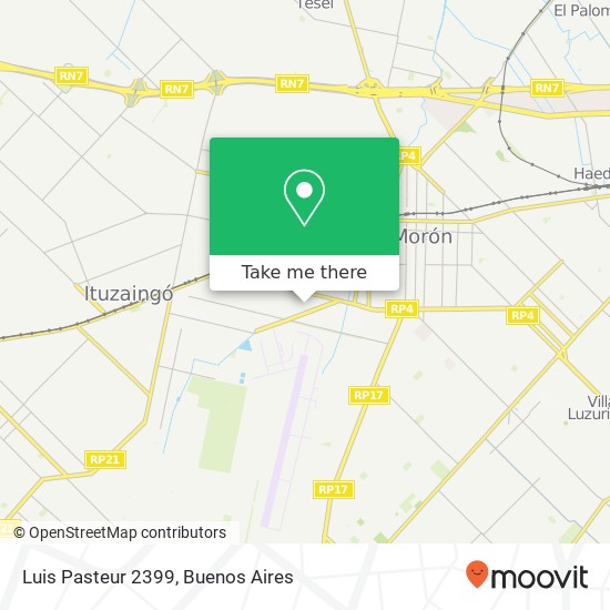 Luis Pasteur 2399 map