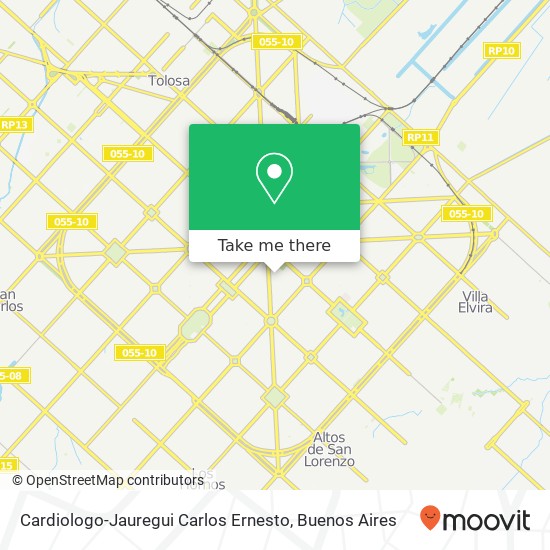 Cardiologo-Jauregui Carlos Ernesto map