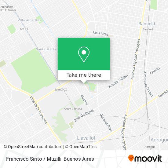 Mapa de Francisco Sirito / Muzilli