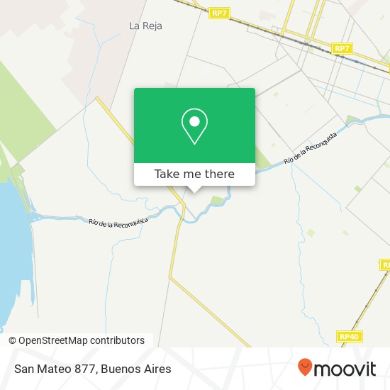 San Mateo 877 map