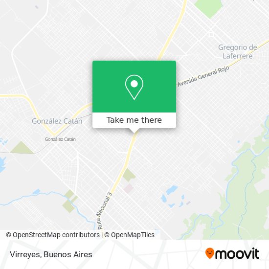 Virreyes map