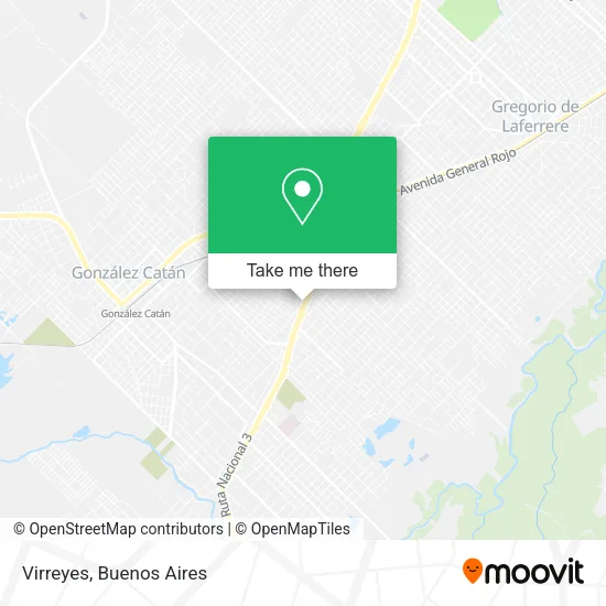 Virreyes map