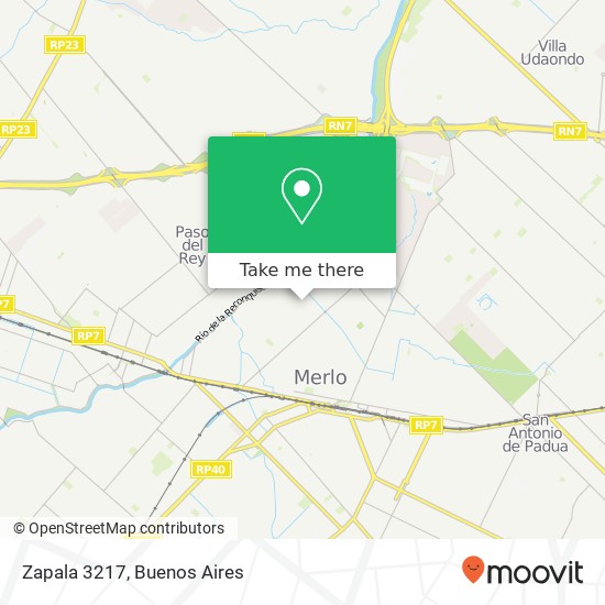 Mapa de Zapala 3217