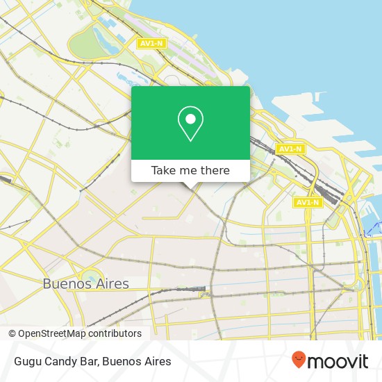 Gugu Candy Bar map