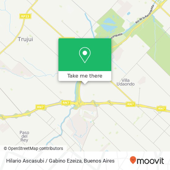 Mapa de Hilario Ascasubi / Gabino Ezeiza