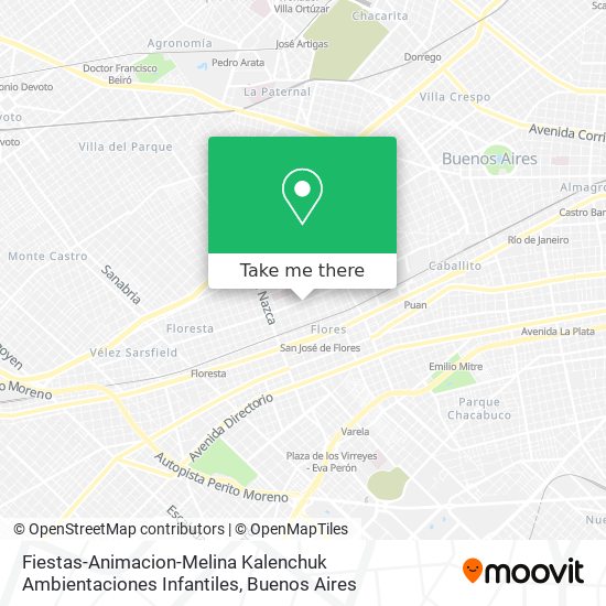 Fiestas-Animacion-Melina Kalenchuk Ambientaciones Infantiles map