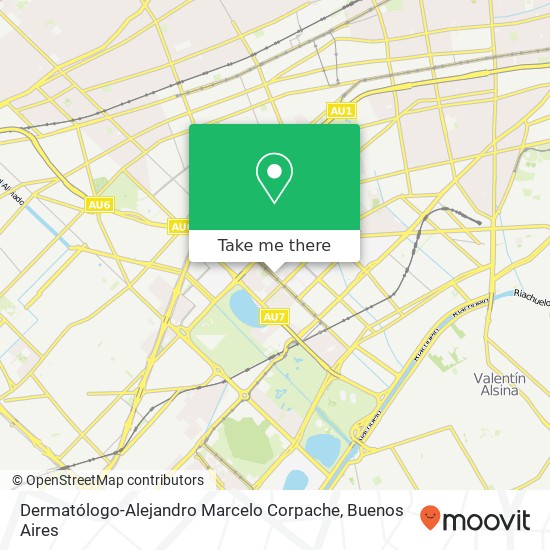 Dermatólogo-Alejandro Marcelo Corpache map