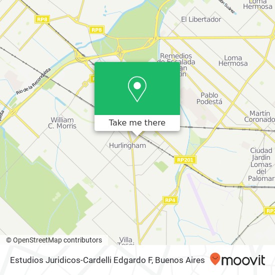 Estudios Juridicos-Cardelli Edgardo F map