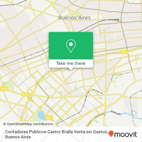 Contadores Publicos-Castro Bralla Venta sin Gastos map