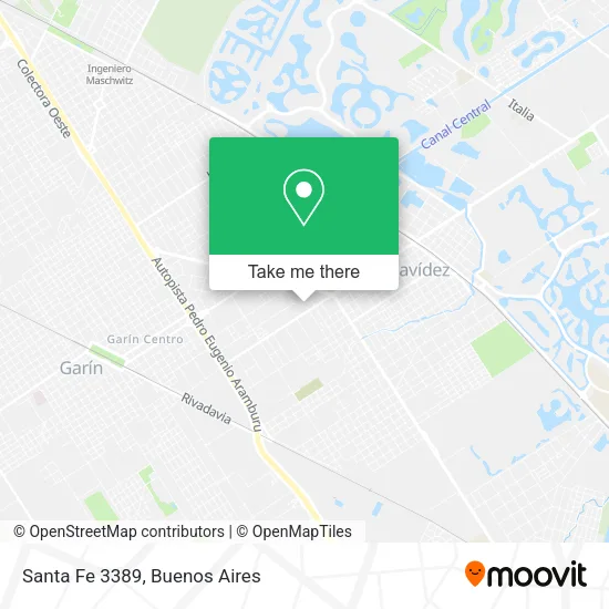 Santa Fe 3389 map