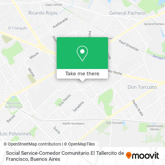 Social Service-Comedor Comunitario El Tallercito de Francisco map