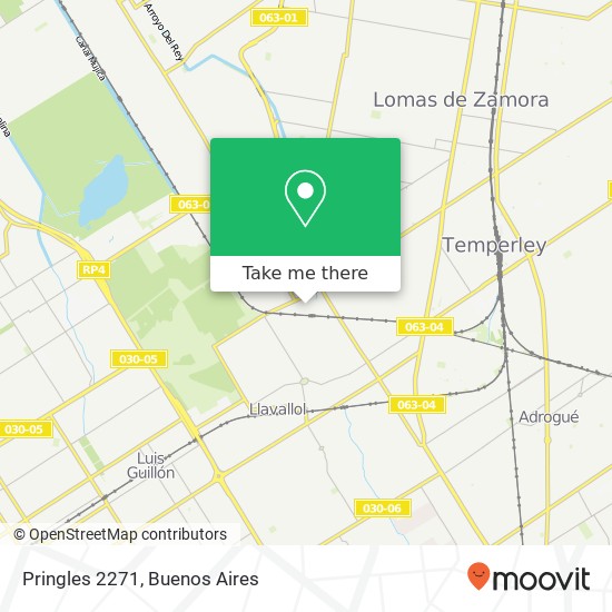 Pringles 2271 map