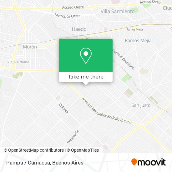 Mapa de Pampa / Camacuá