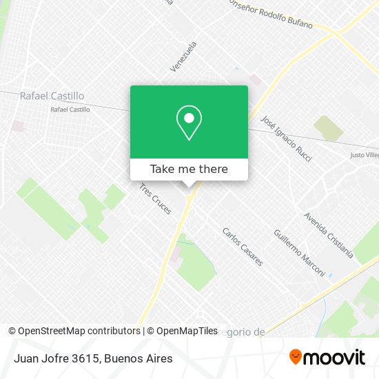 Juan Jofre 3615 map