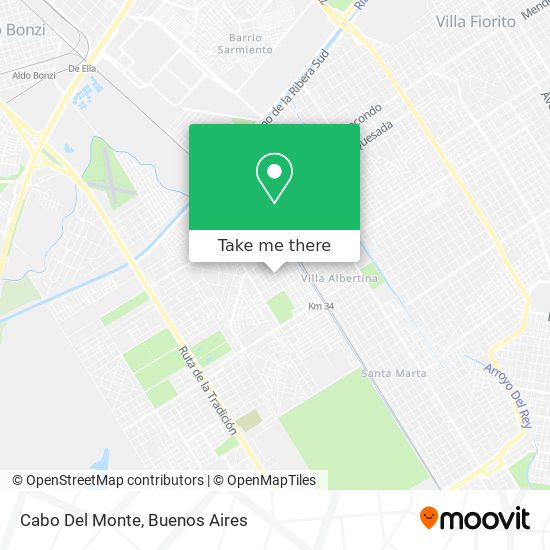 Mapa de Cabo Del Monte