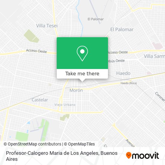 Profesor-Calogero Maria de Los Angeles map