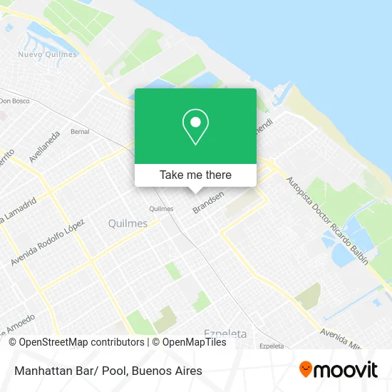 Manhattan Bar/ Pool map