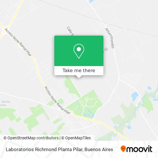 Mapa de Laboratorios Richmond Planta Pilar