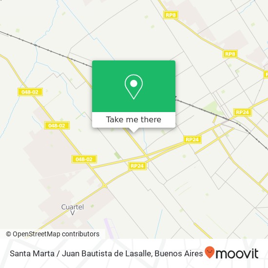 Santa Marta / Juan Bautista de Lasalle map