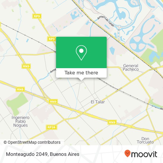 Monteagudo 2049 map