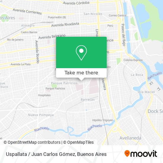 Uspallata / Juan Carlos Gómez map