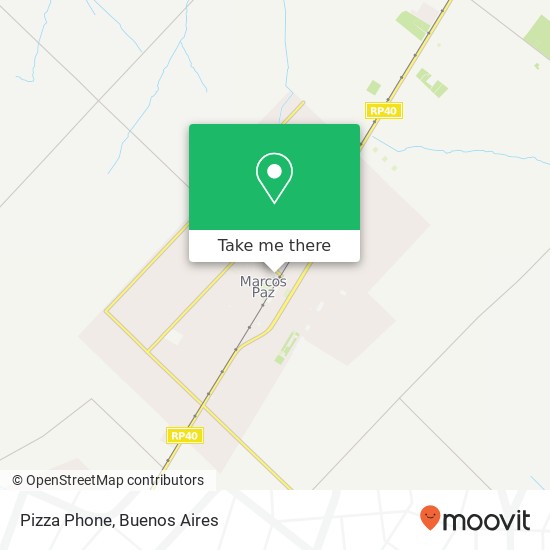 Mapa de Pizza Phone