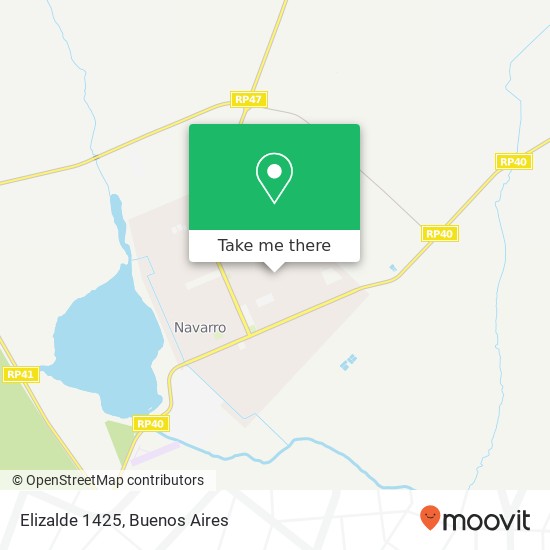 Elizalde 1425 map