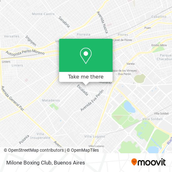 Milone Boxing Club map