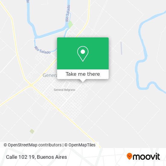 Mapa de Calle 102 19