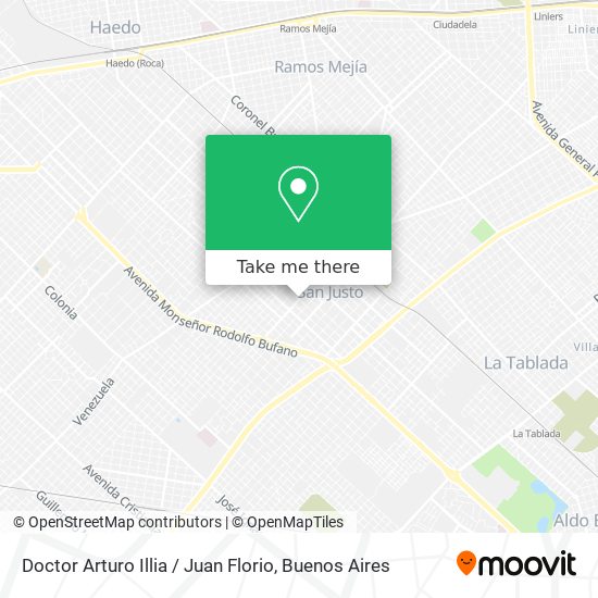 Doctor Arturo Illia / Juan Florio map