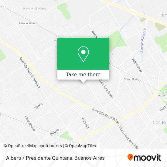 Alberti / Presidente Quintana map