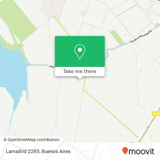 Lamadrid 2285 map