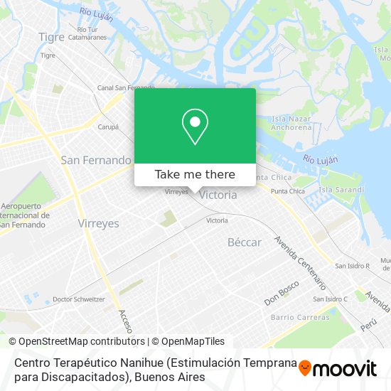 Centro Terapéutico Nanihue (Estimulación Temprana para Discapacitados) map