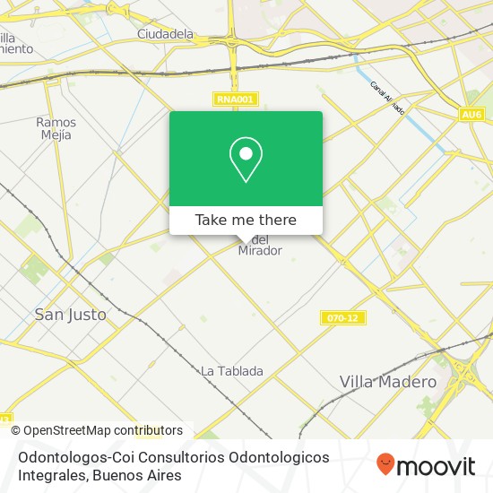 Odontologos-Coi Consultorios Odontologicos Integrales map