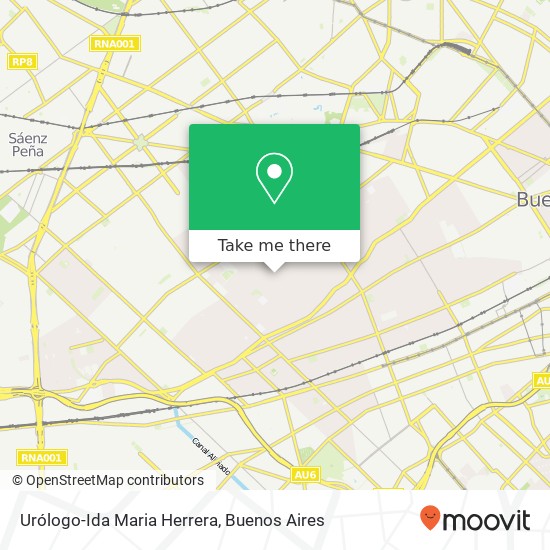 Urólogo-Ida Maria Herrera map