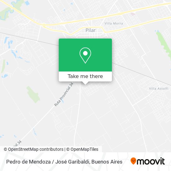 Mapa de Pedro de Mendoza / José Garibaldi