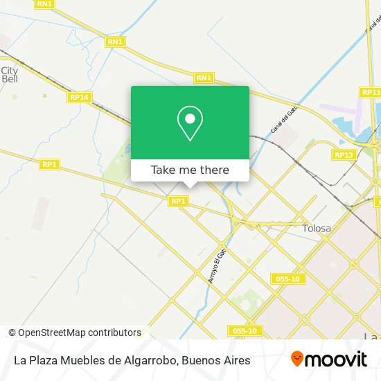 Mapa de La Plaza Muebles de Algarrobo