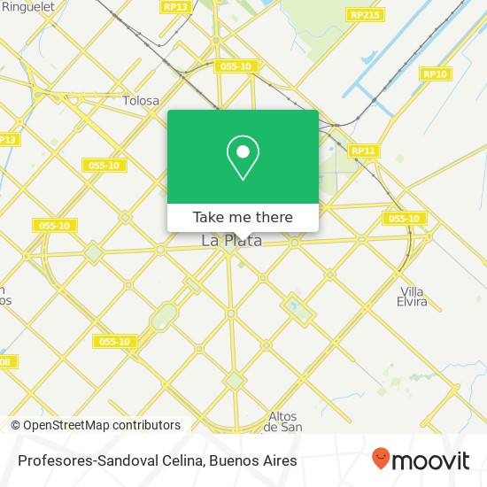 Profesores-Sandoval Celina map