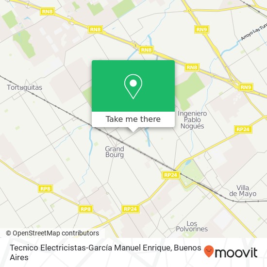 Tecnico Electricistas-García Manuel Enrique map