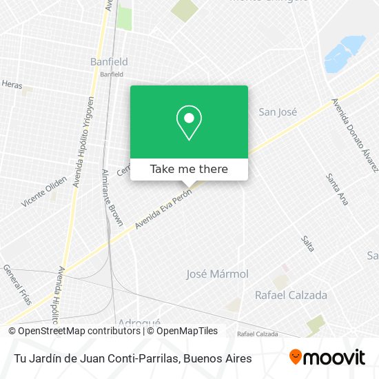 Mapa de Tu Jardín de Juan Conti-Parrilas