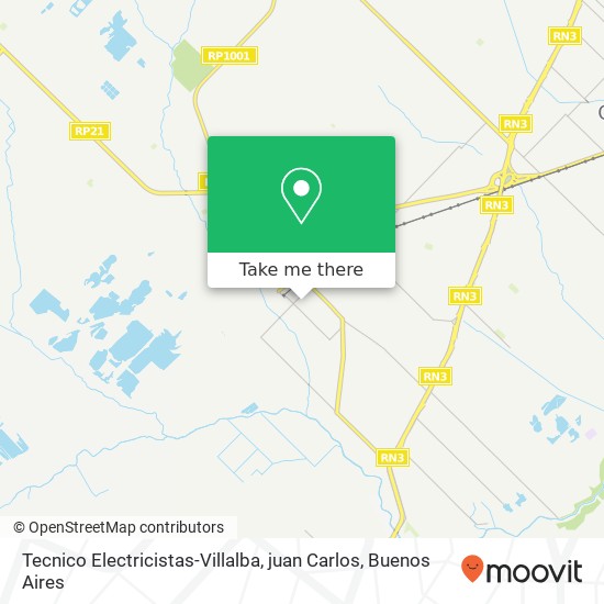 Tecnico Electricistas-Villalba, juan Carlos map