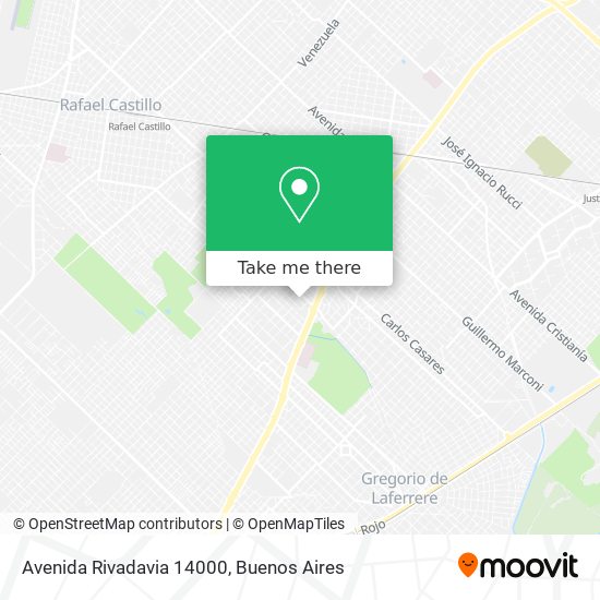 Avenida Rivadavia 14000 map