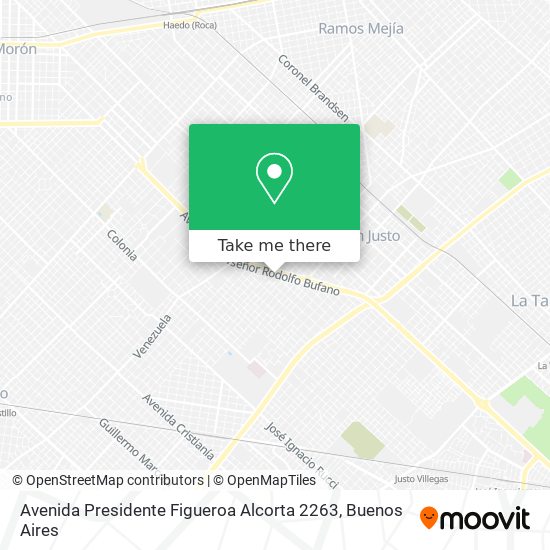 Avenida Presidente Figueroa Alcorta 2263 map