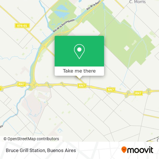 Mapa de Bruce Grill Station