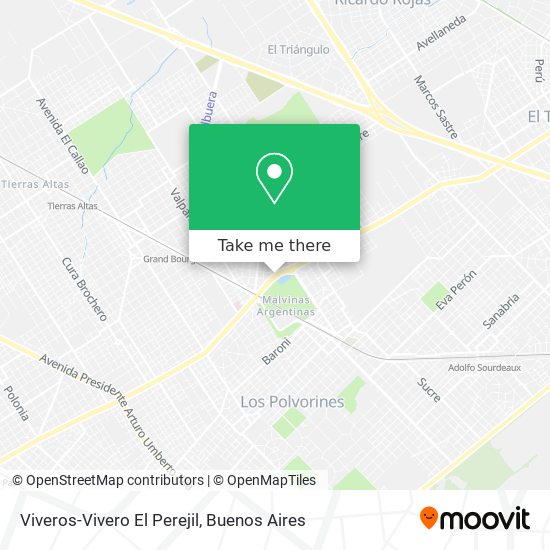 Viveros-Vivero El Perejil map