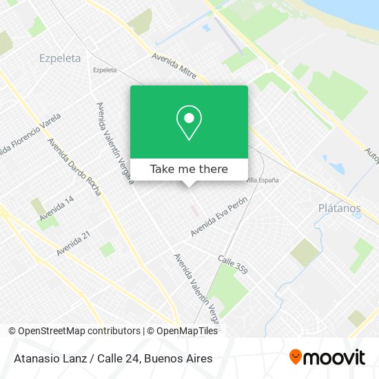 Atanasio Lanz / Calle 24 map