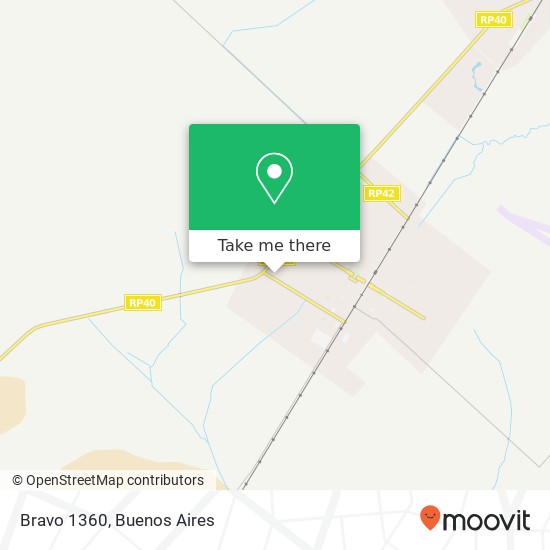 Bravo 1360 map