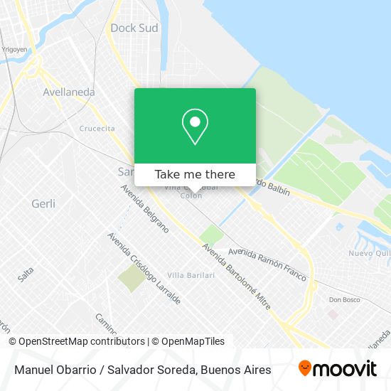 Manuel Obarrio / Salvador Soreda map